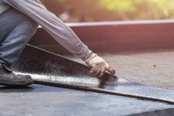 Professional Emergency Waterproofing technician working in Chagrin Falls, OH
